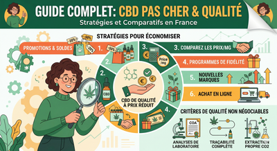 CBD Pas Cher : Guide Complet pour Acheter du Cannabidiol de Qualité sans se Ruiner
