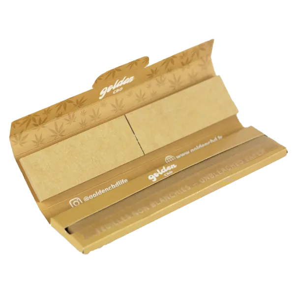Feuilles a rouler avec cartons et filtres integres accessoire CBD