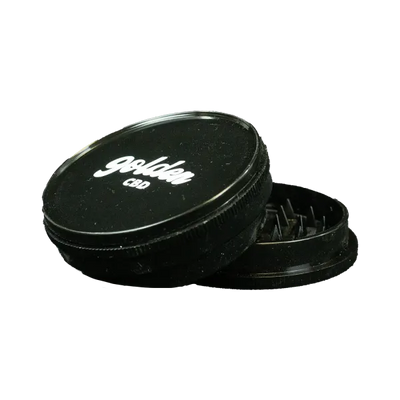 GRINDER GOLDEN CBD PLASTIQUE NOIR - Image 2