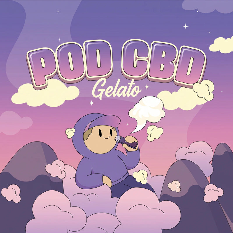 POD CBD 70% GELATO AVEC BATTERIE