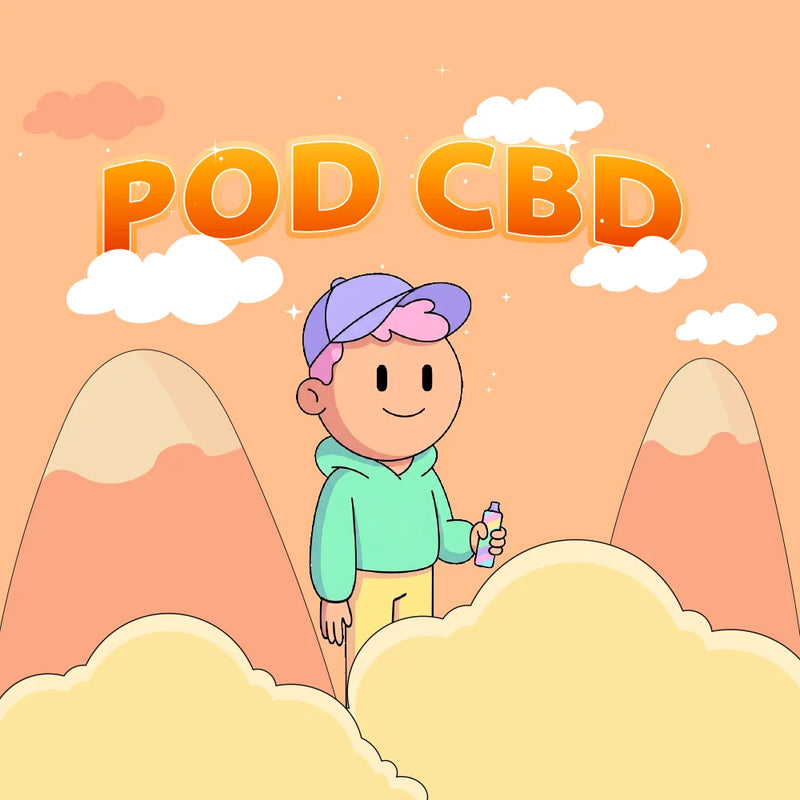 POD CBD 70% GELATO AVEC BATTERIE